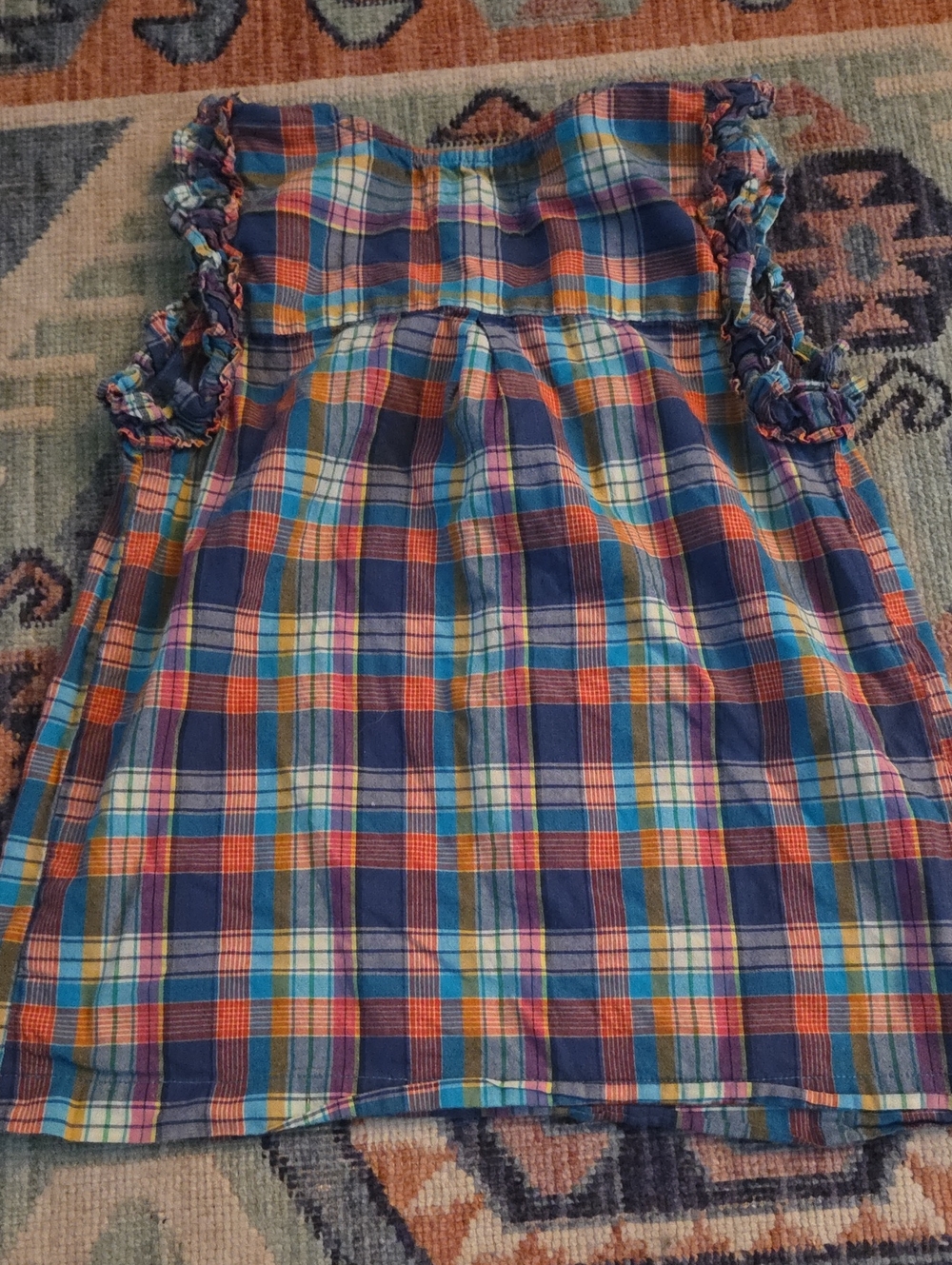Peek Girls Medium Plaid Tank - Picture 2 of 6